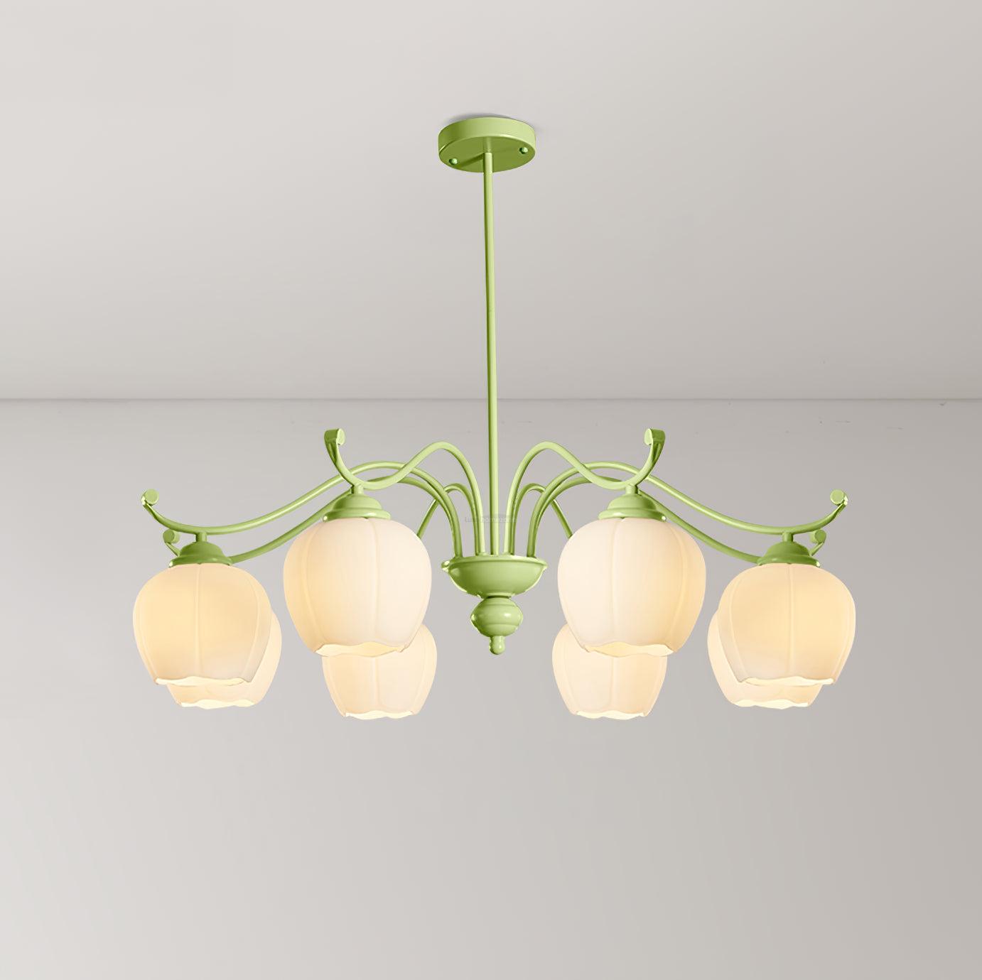 Lomance Lily Chandelier with 4/6/8 heads-Sylvia Space