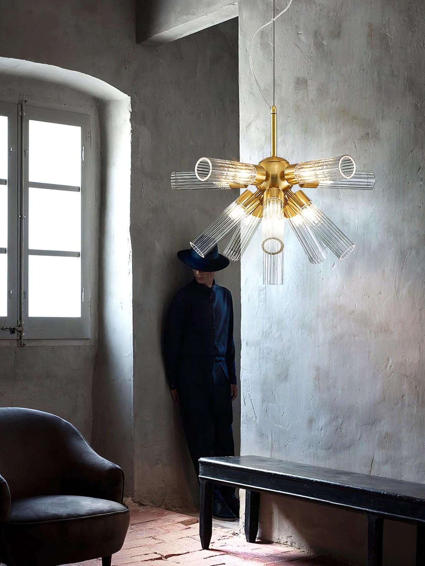 Ringold Sputnik Chandelier ∅ 19.7″-Sylvia Space