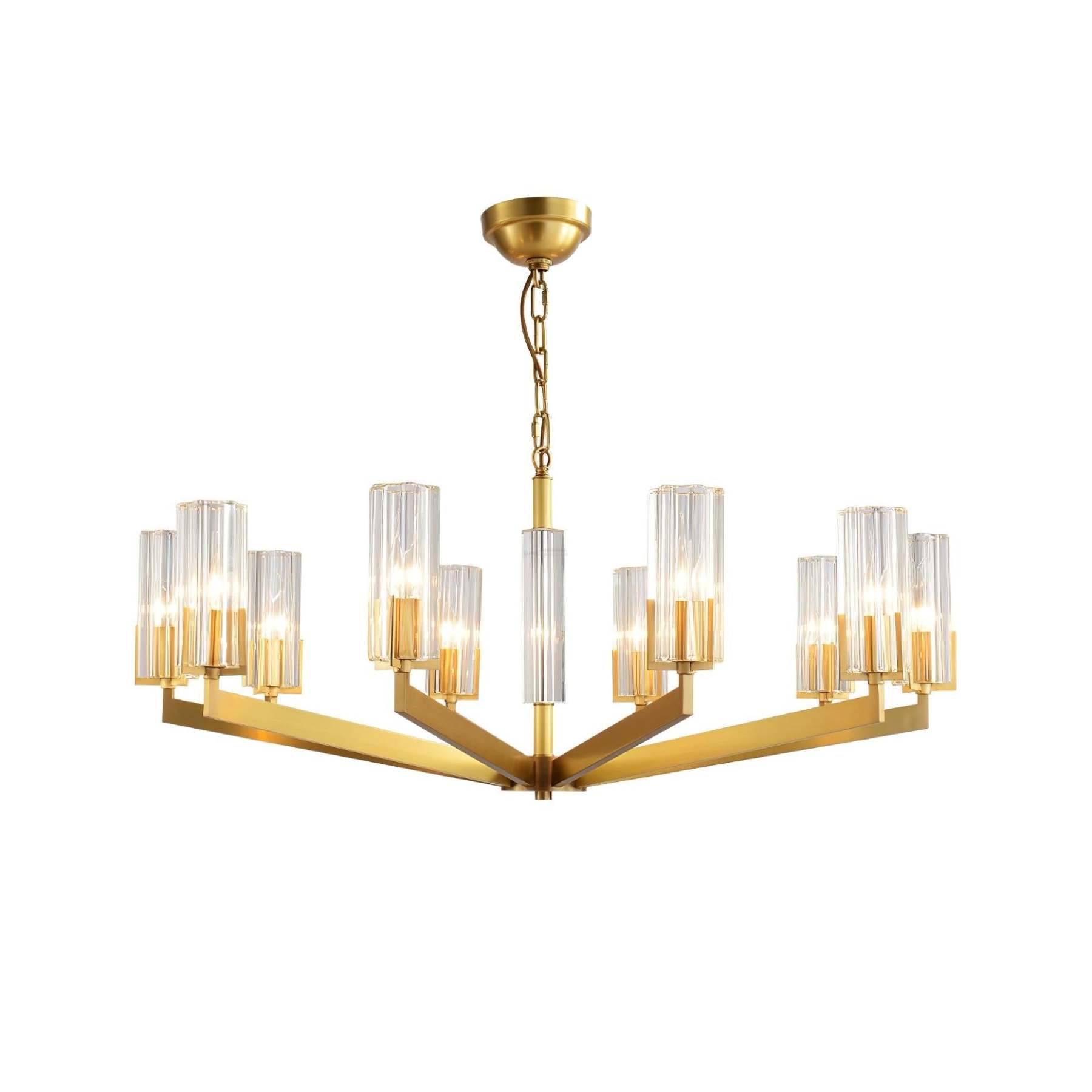 Kayla Brass Chandelier with 6/8/10/15 heads