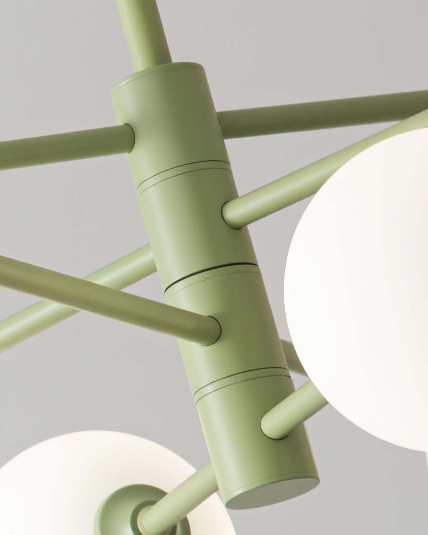 Orbi Green Chandelier with 4/6/8 heads-Sylvia Space