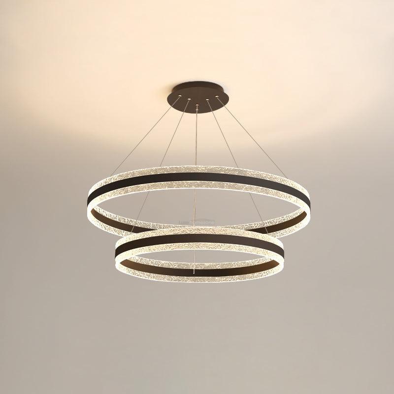 Modern Circle Chandelier-Sylvia Space
