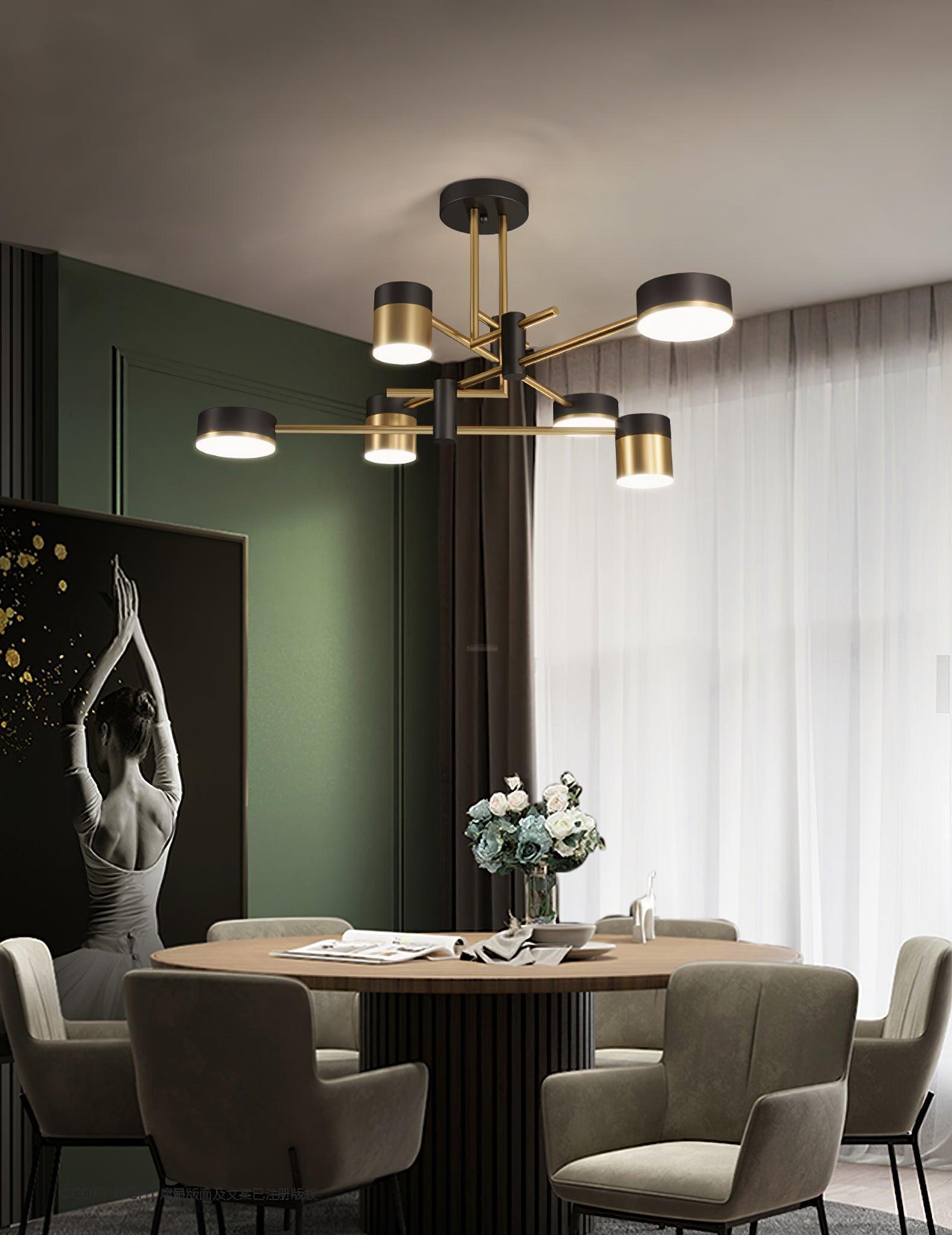 Spider Jewel Style Chandelier-Sylvia Space