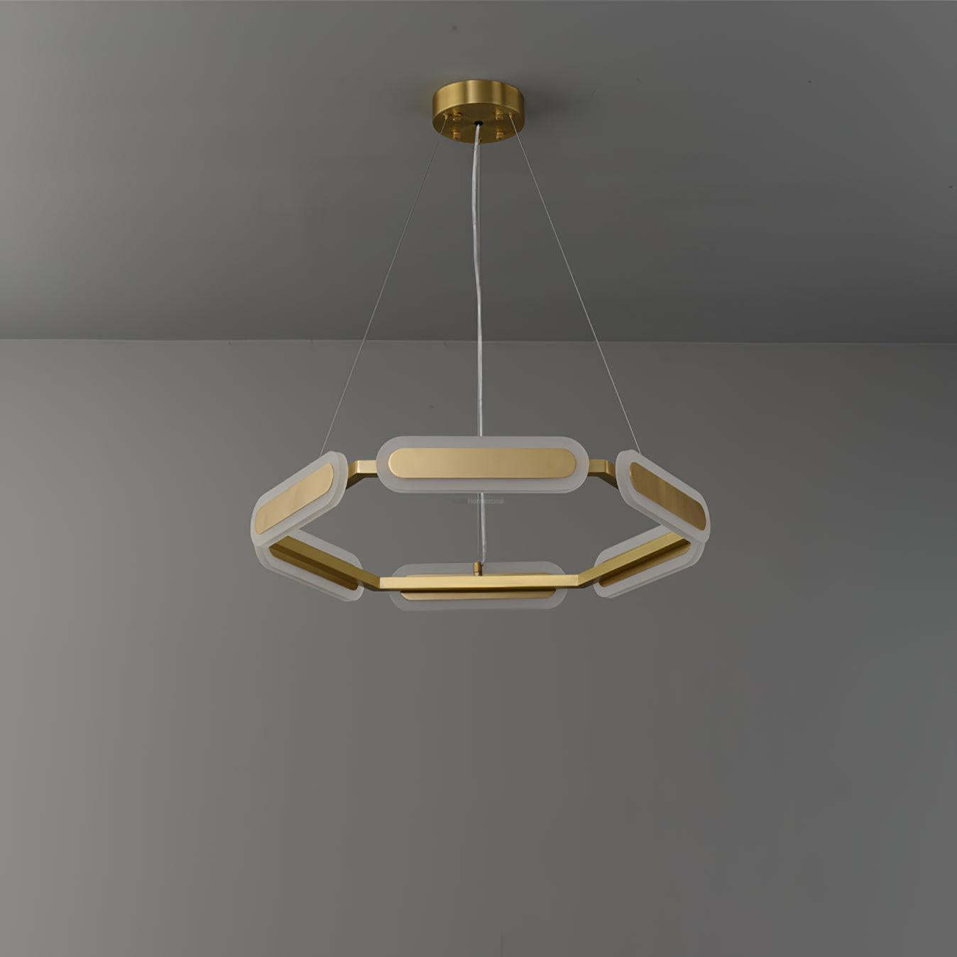 Swirl Chandelier ∅ 27.7″-Sylvia Space