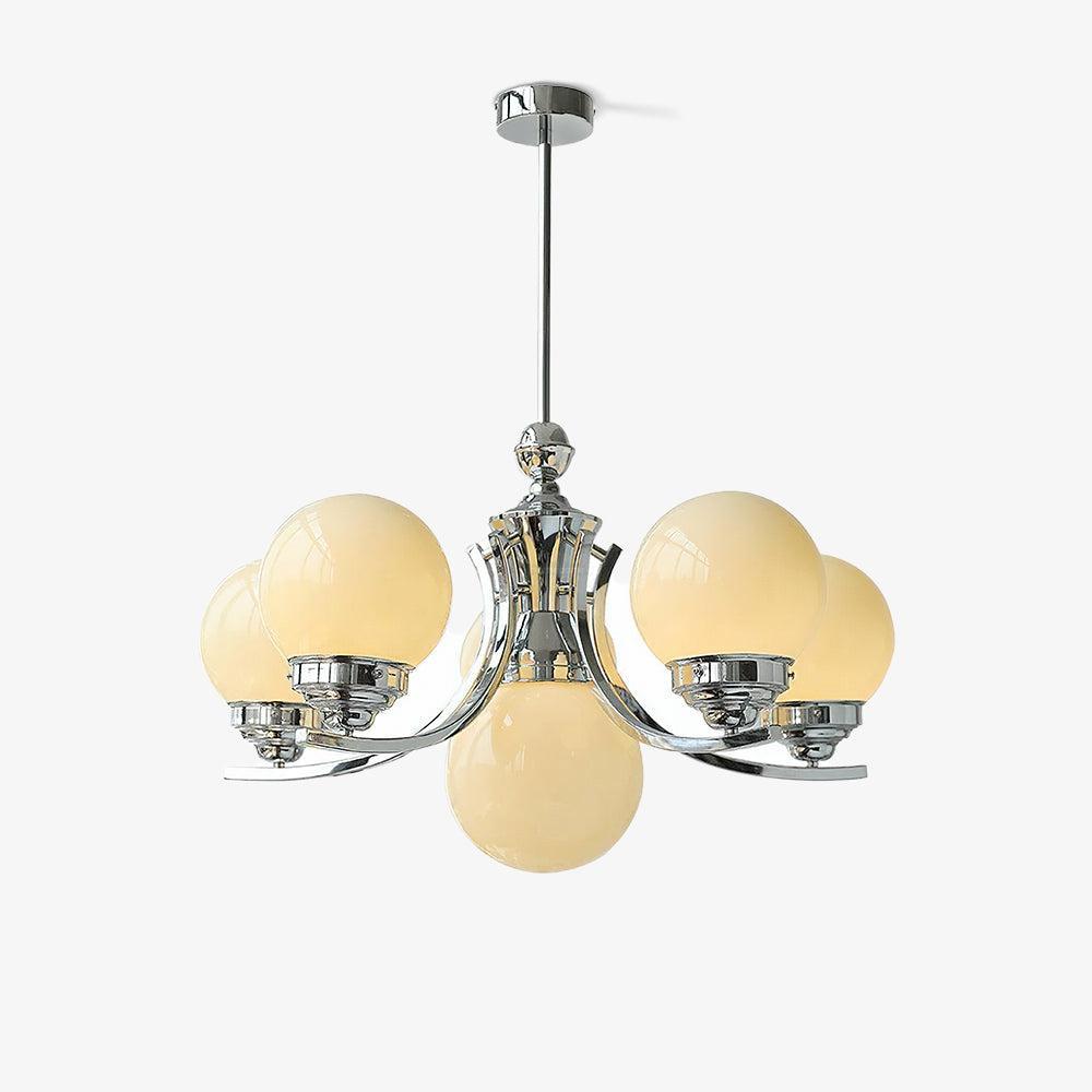 Dewdrop Globe Chandelier ∅ 21.7″-Sylvia Space