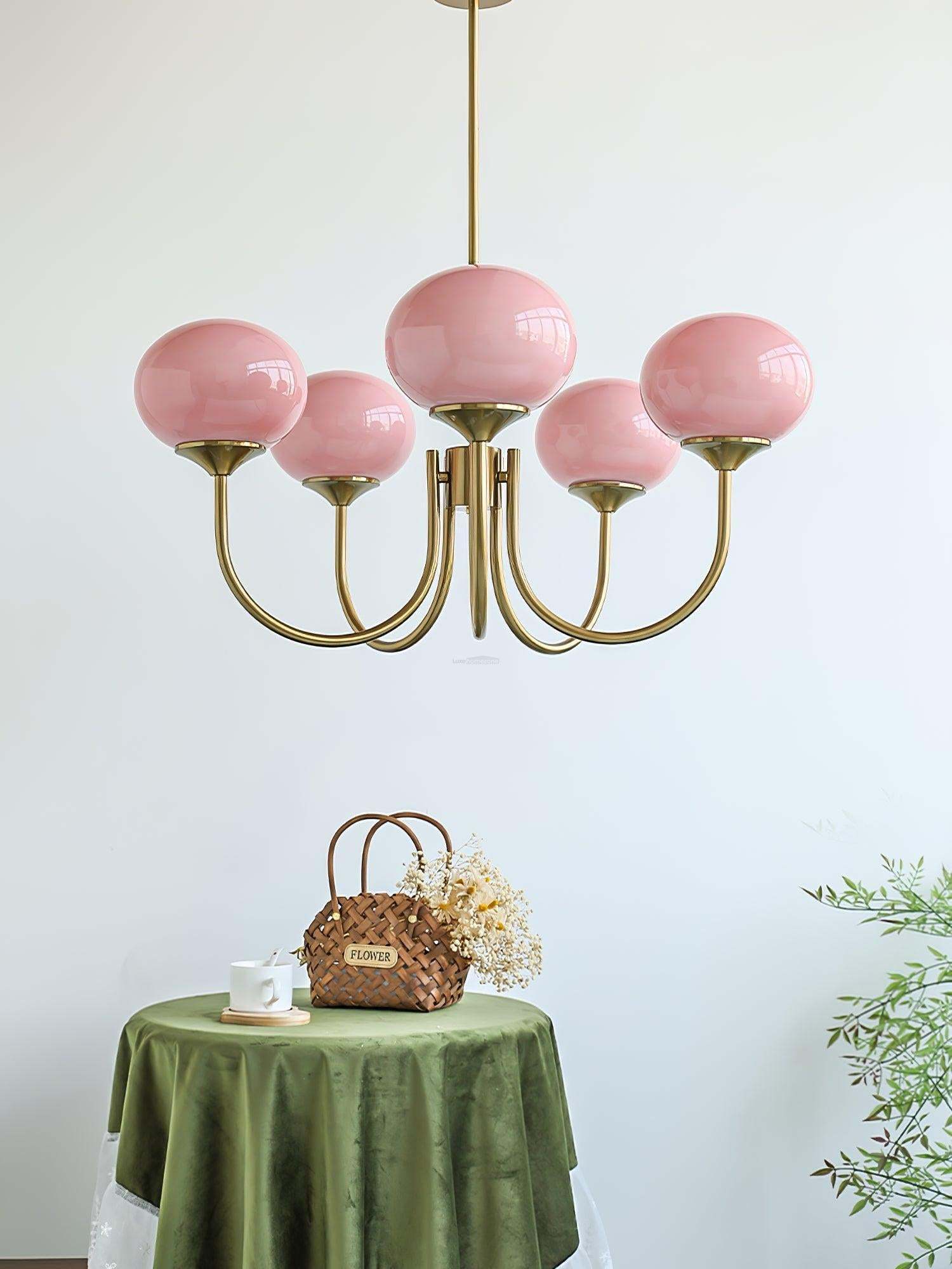 Marshmallow Chandelier 18''  26''-Sylvia Space