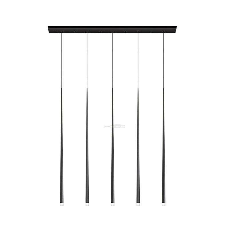 Slender Cone Round/Linear Chandelier-Sylvia Space