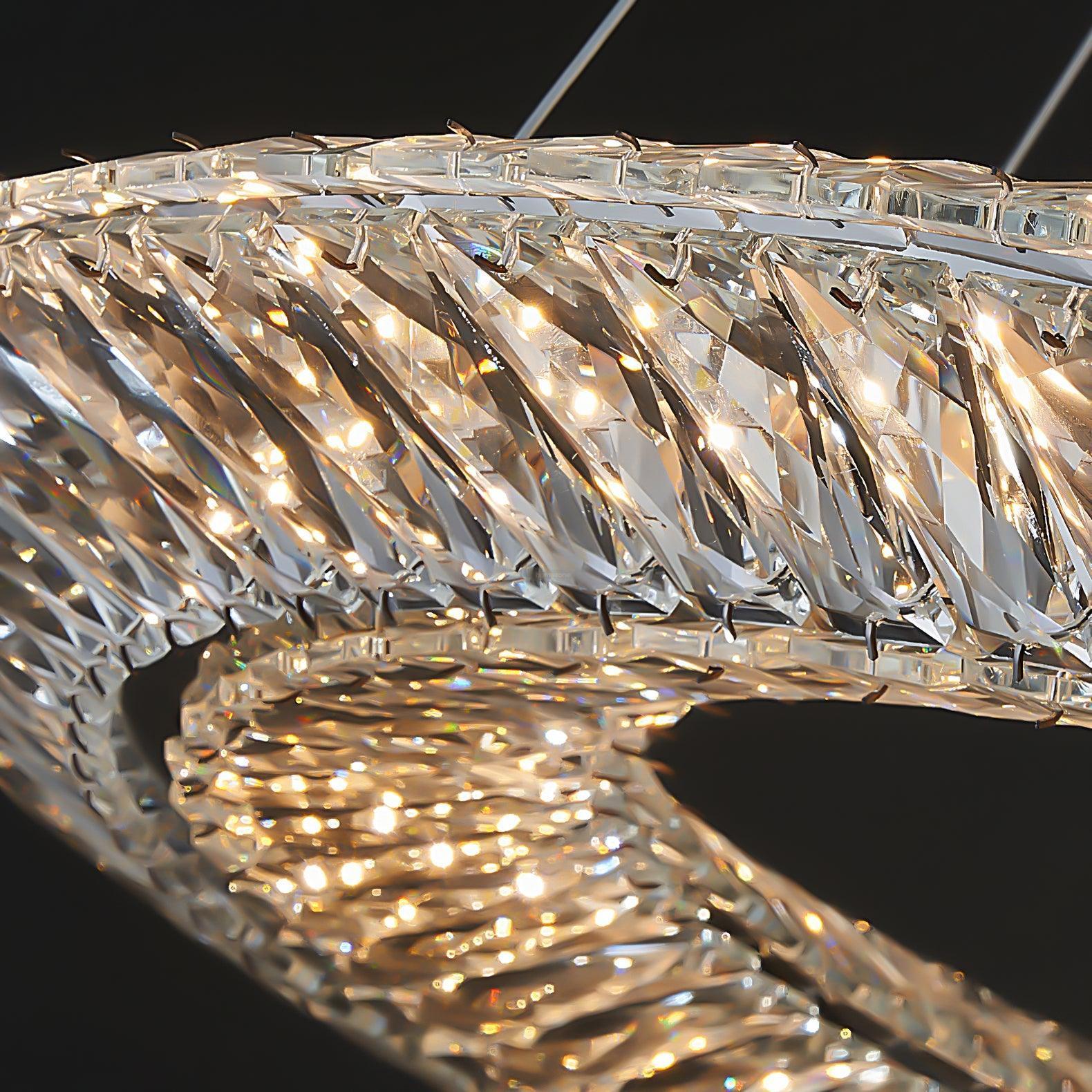 Tanager Geometric Round/Square Chandelier-Sylvia Space