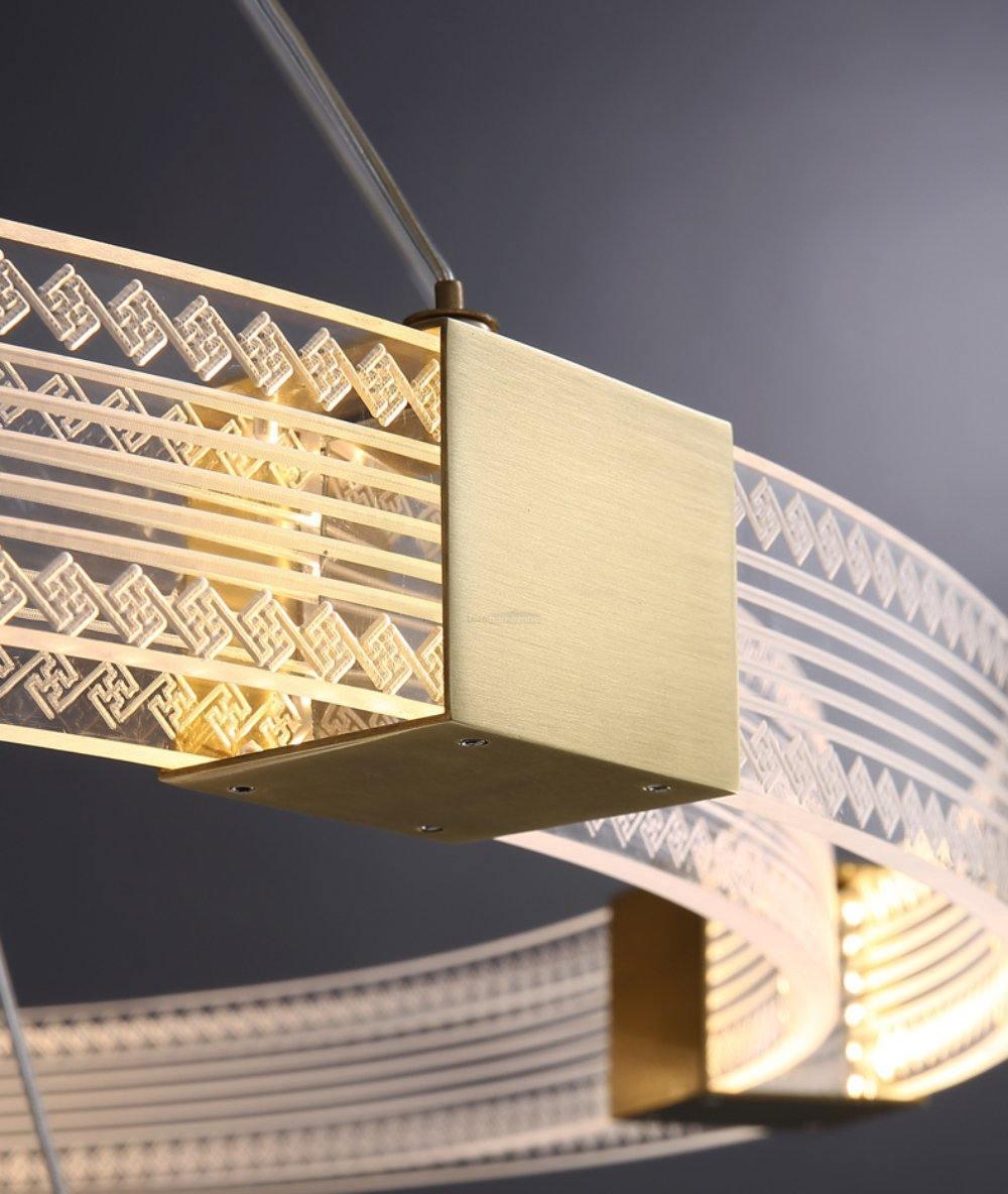 Parallel Ring LED Chandelier ∅ 25.6″-Sylvia Space