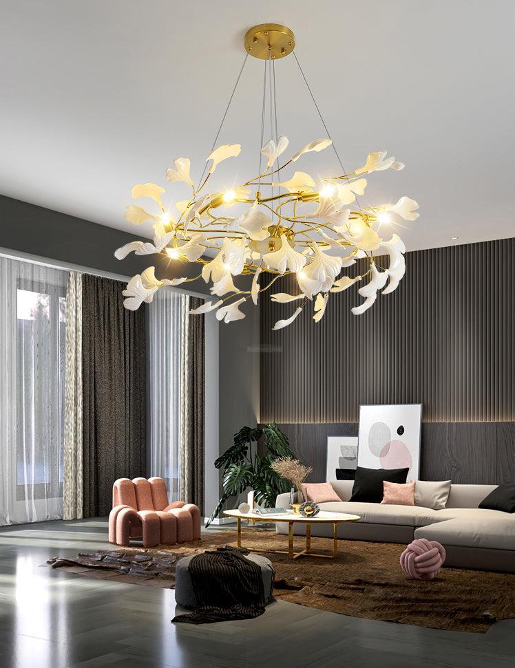 Gingko Chandelier Style P-Sylvia Space