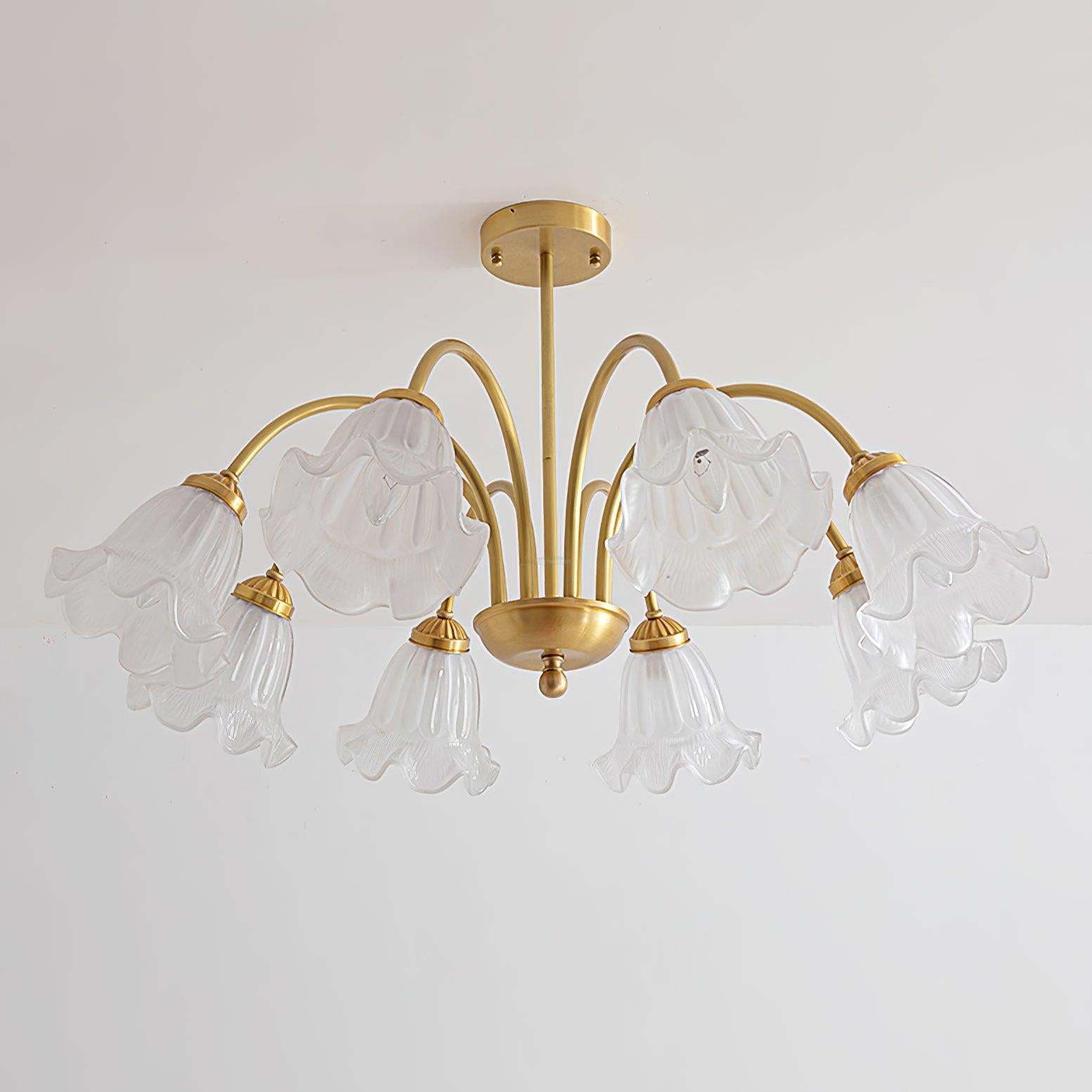 Lily Chandelier ∅ 21.7″ ~31.5''-Sylvia Space
