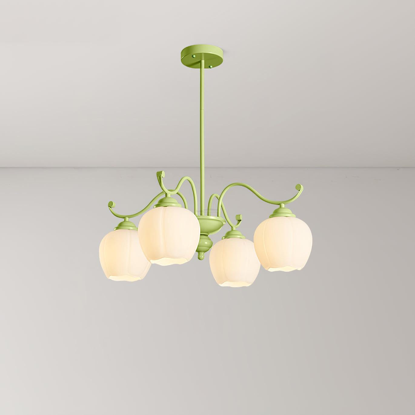Lomance Lily Chandelier with 4/6/8 heads-Sylvia Space
