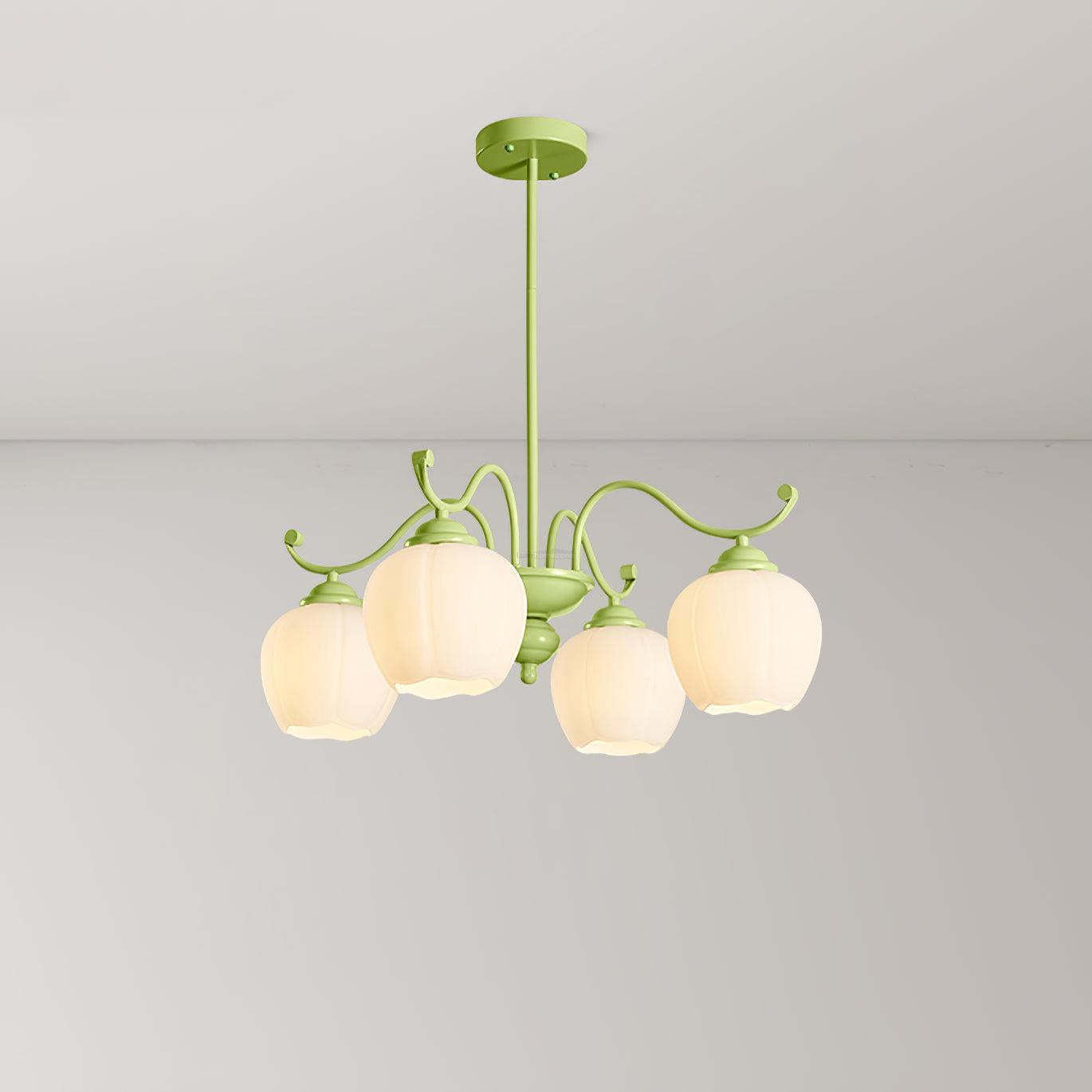 Lomance Lily Chandelier with 4/6/8 heads-Sylvia Space