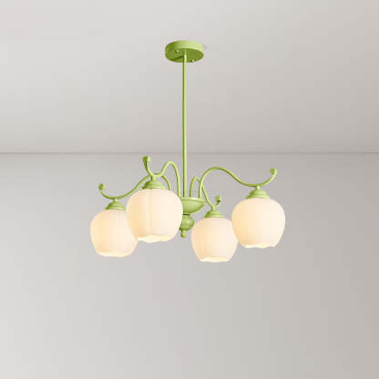 Lomance Lily Chandelier with 4/6/8 heads-Sylvia Space