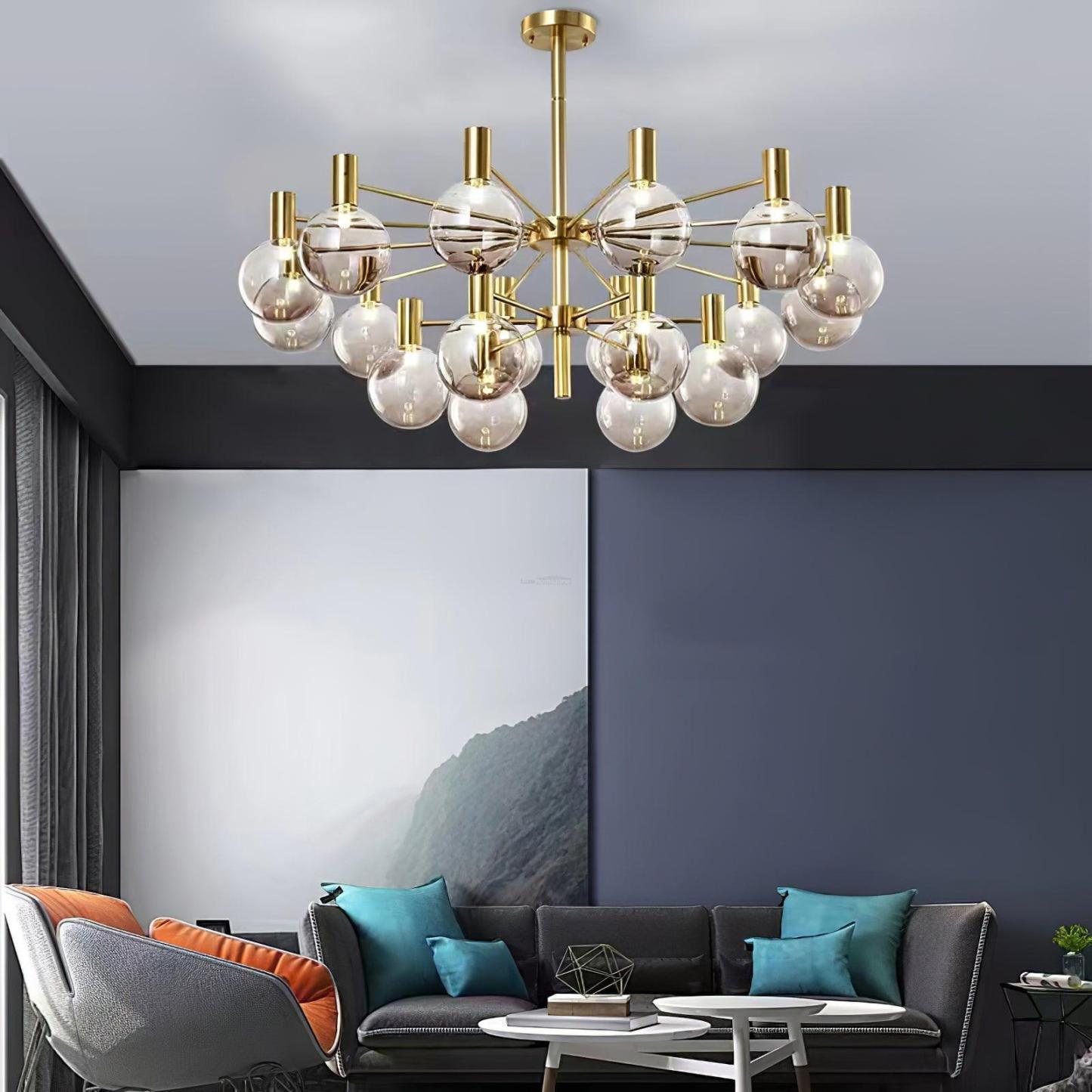 Selva Chandelier with 6/8/10/12/12+6 heads-Sylvia Space