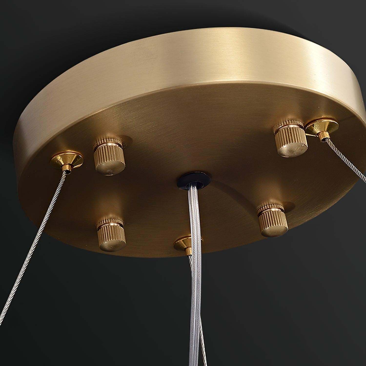Asner LED Chandelier ∅ 27.5″-Sylvia Space