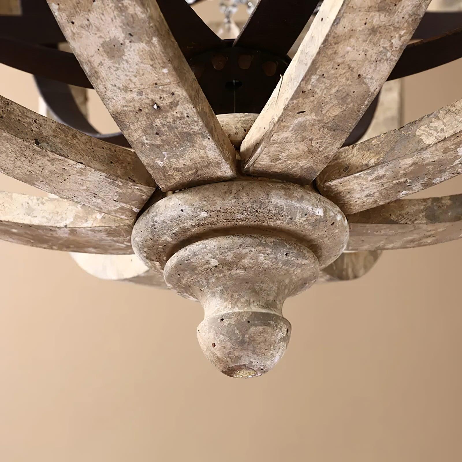 Retro Globe Weathered Chandelier Φ 11.8″-Sylvia Space