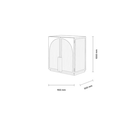 Isabella Bar Cabinet Specifications
