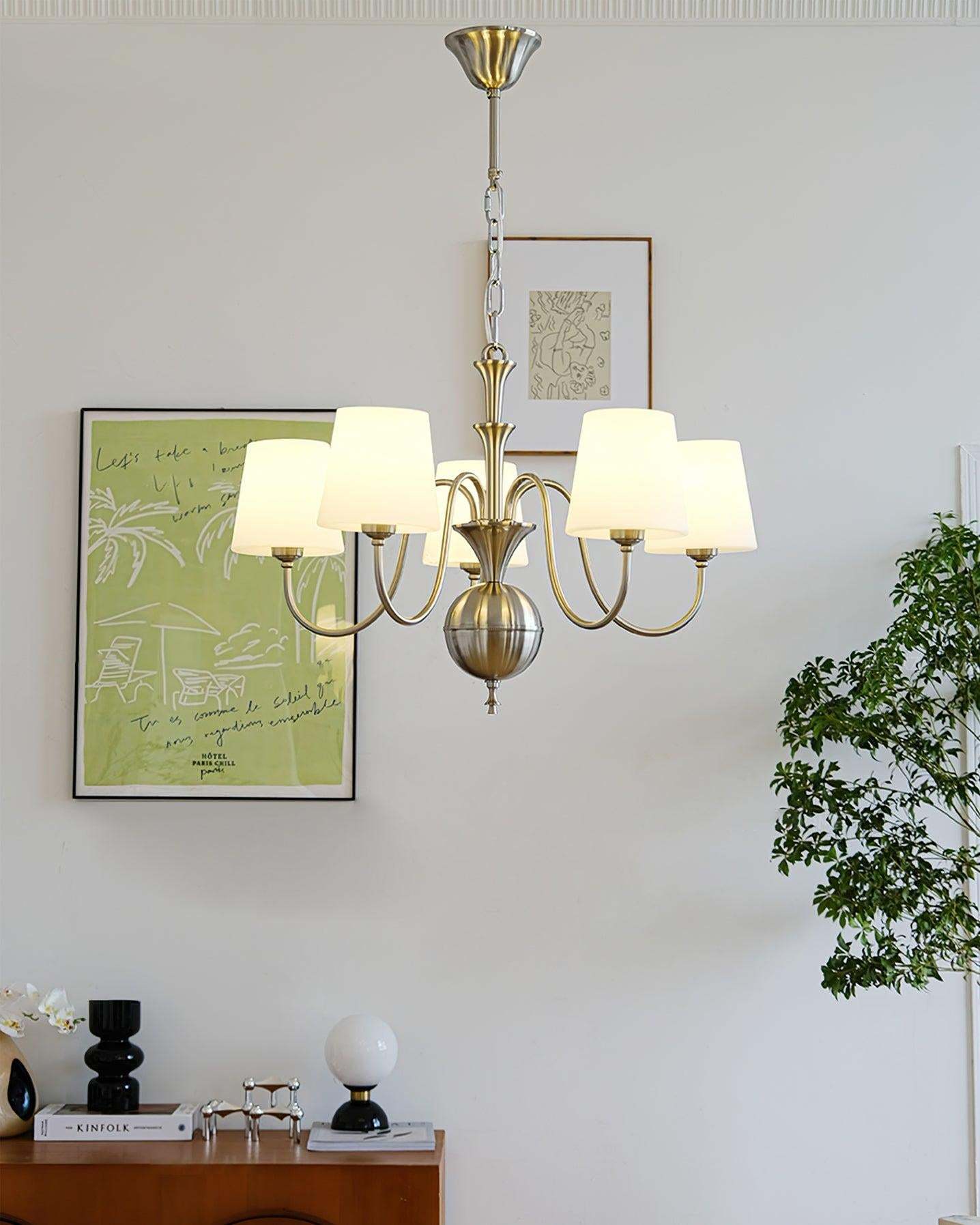 Shabby Chandelier ∅ 23.6″-Sylvia Space