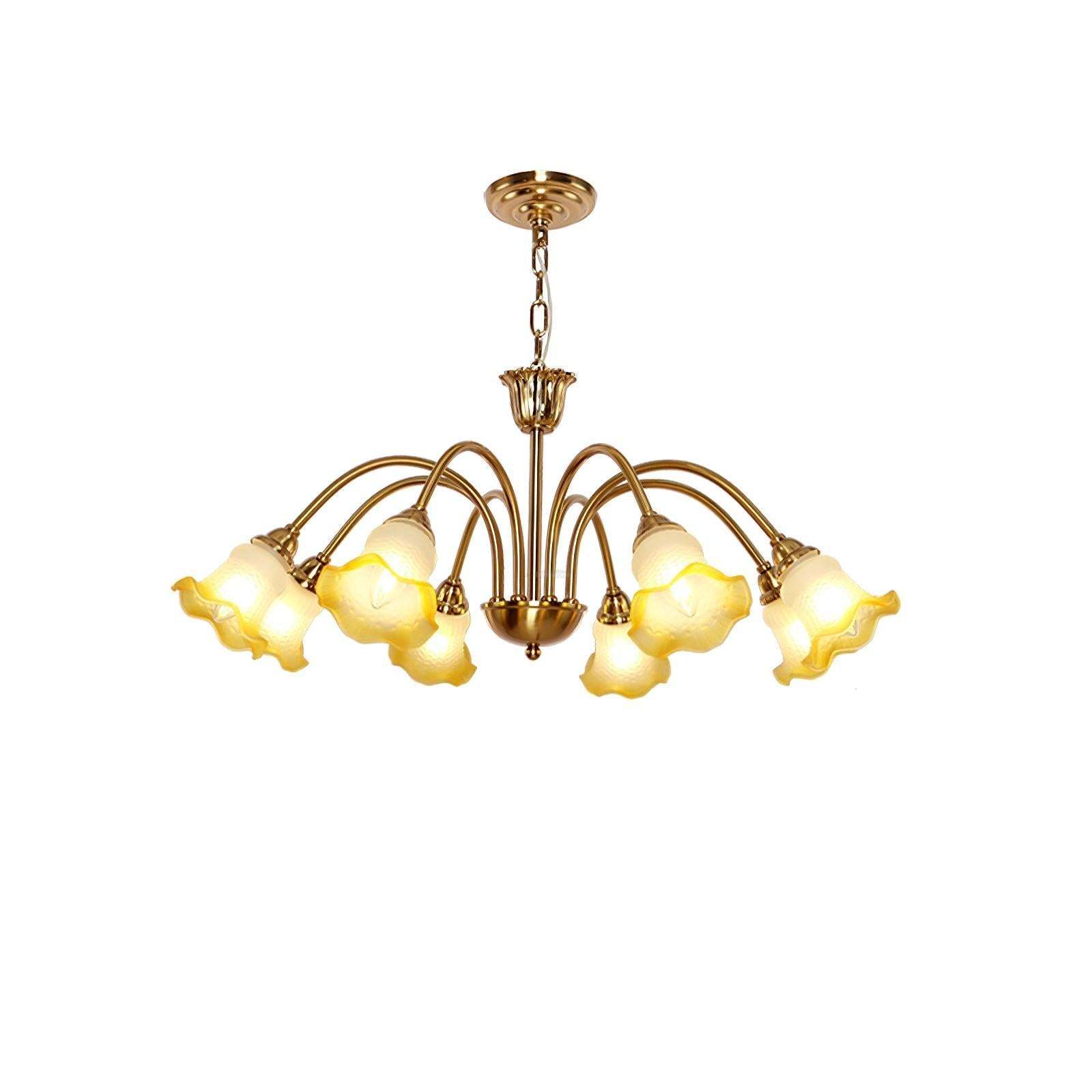 Morning Glory Chandelier ∅ 24.4″-Sylvia Space