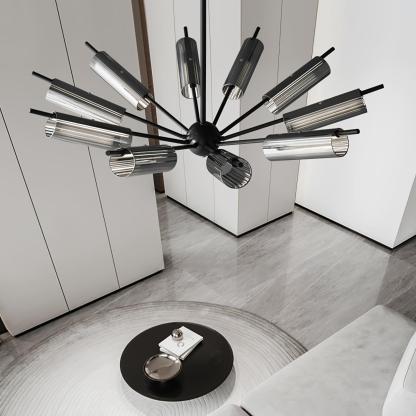 Sputnik Brass Chandelier with 6/8/10 heads-Sylvia Space