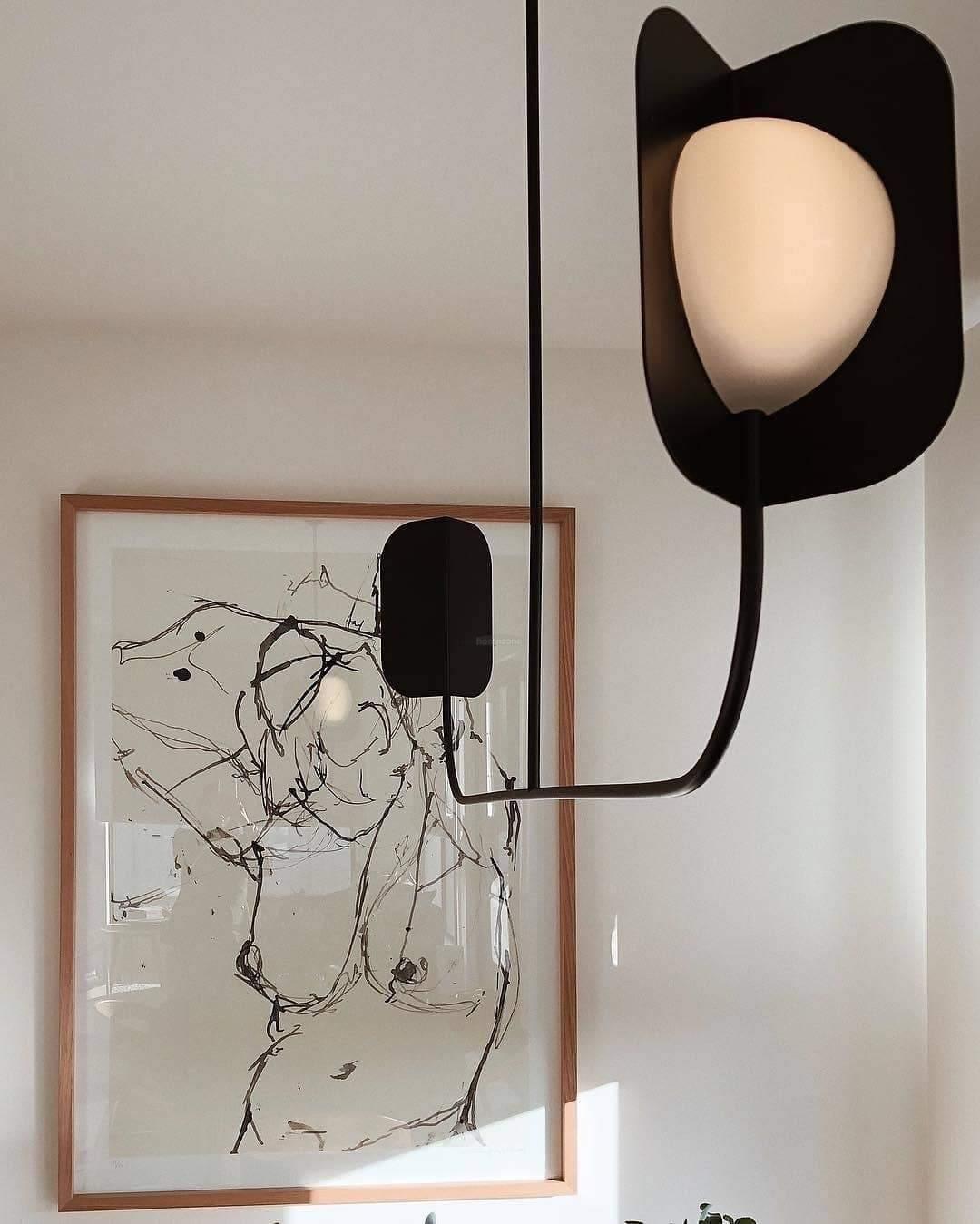 LEAF Chandelier with 4/12/24 heads-Sylvia Space