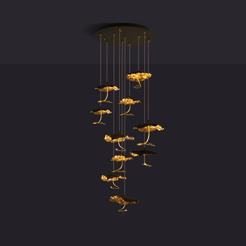 Brass Aviary Constellation Chandelier with 1/3/6/10/17/22 heads-Sylvia Space