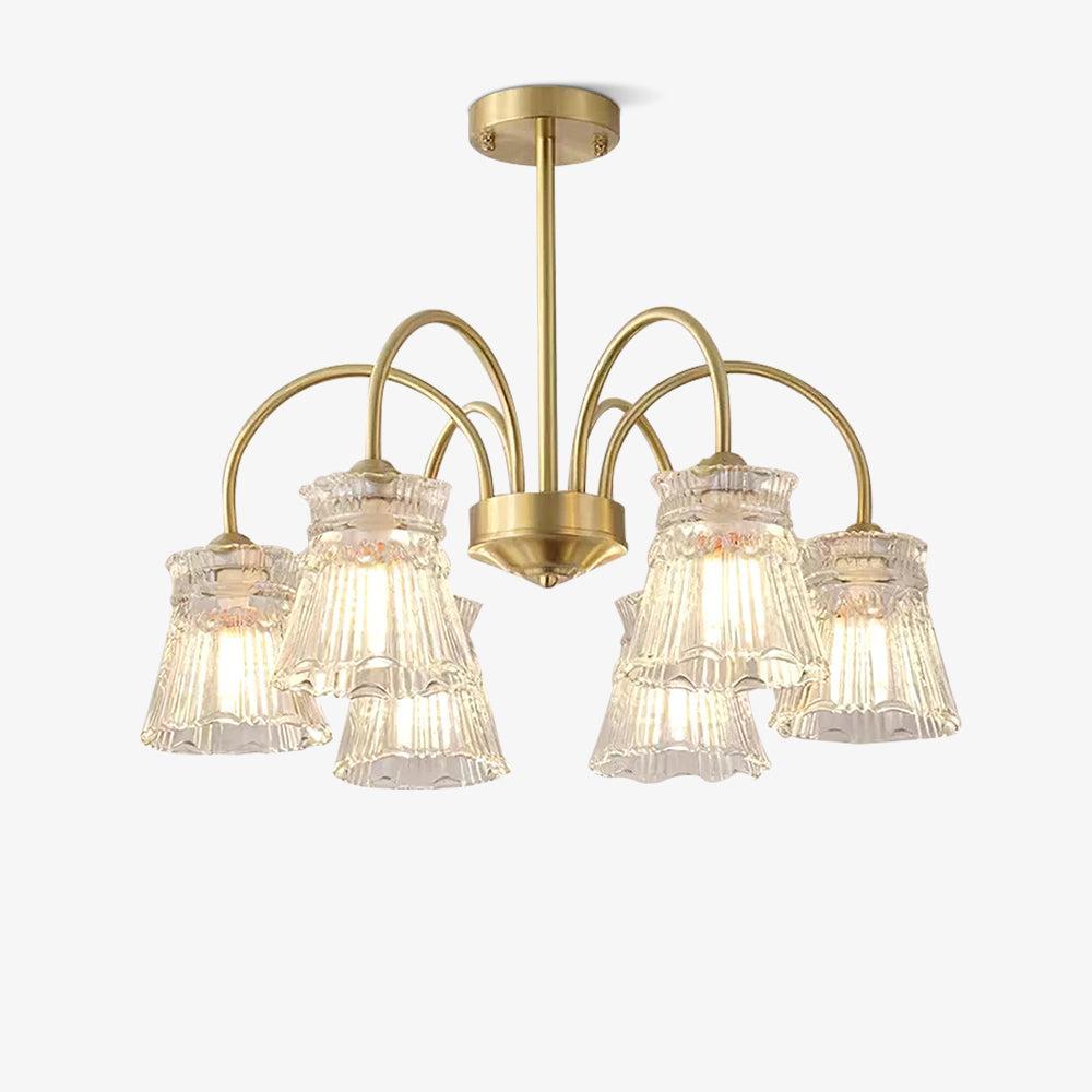 Ice Cream Crystal Chandeliers with 3/5/6/8 heads-Sylvia Space