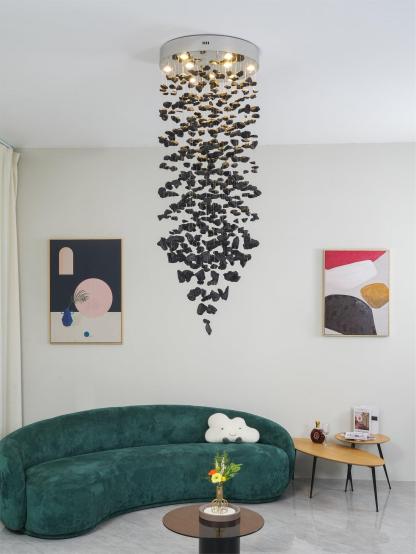 Charcoal Seris Chandeliers S to Z-Sylvia Space