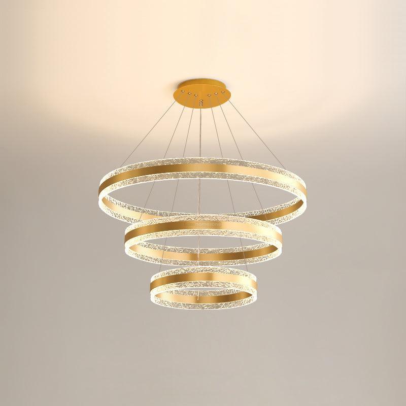 Modern Circle Chandelier-Sylvia Space