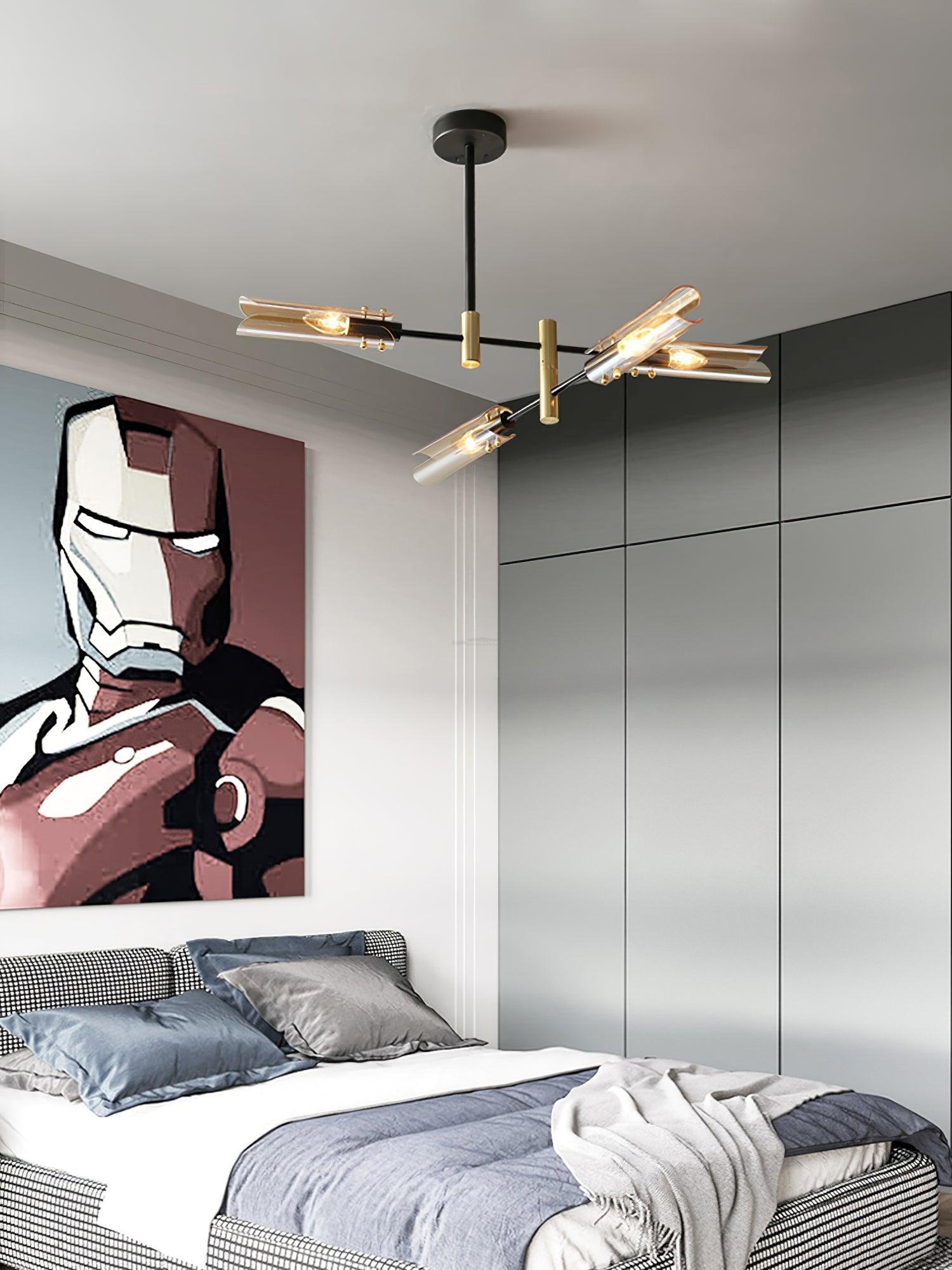 Astrid Double Chandelier with 4/6/8 heads-Sylvia Space