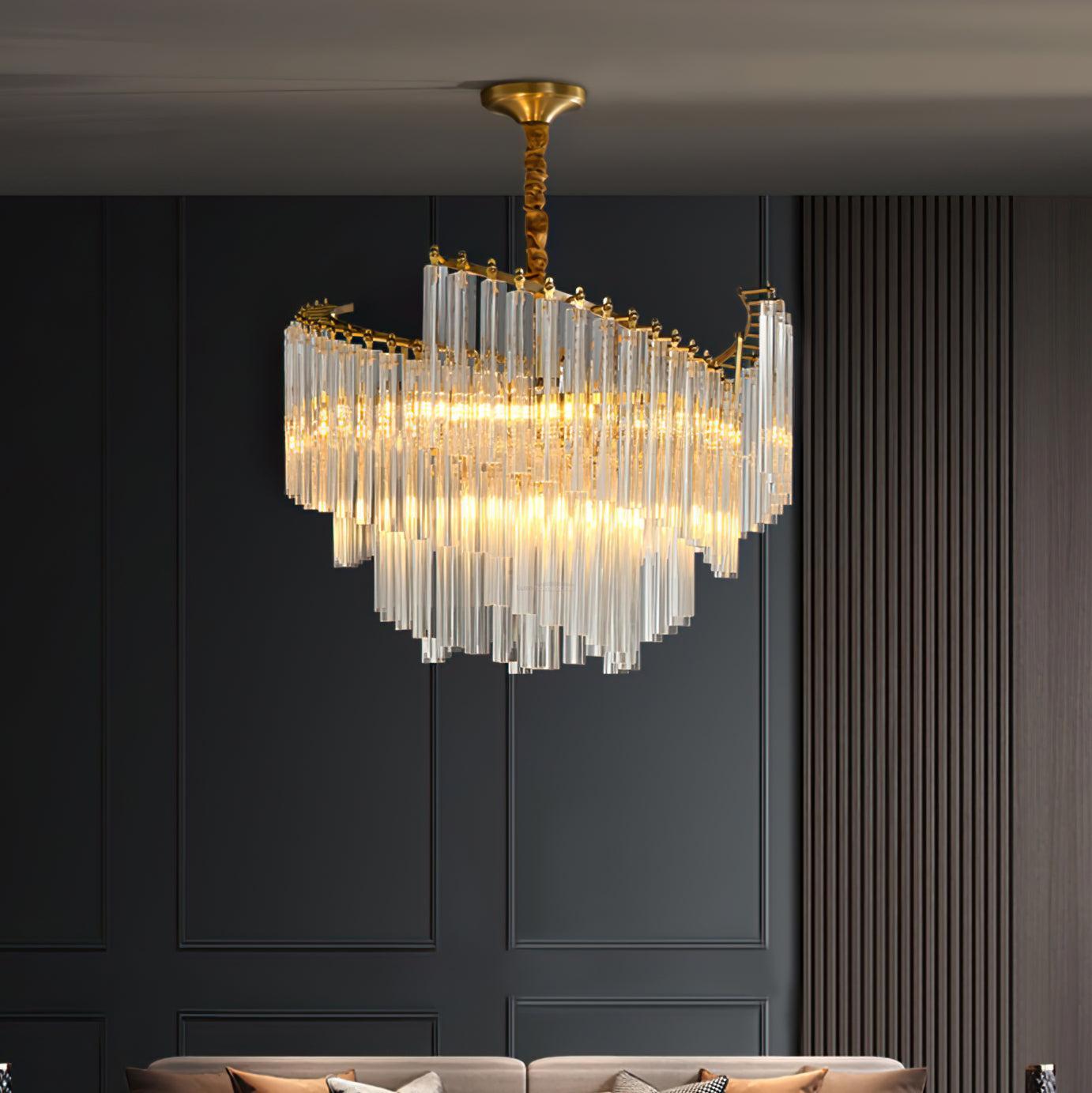 Brinicle Round Chandelier-Sylvia Space