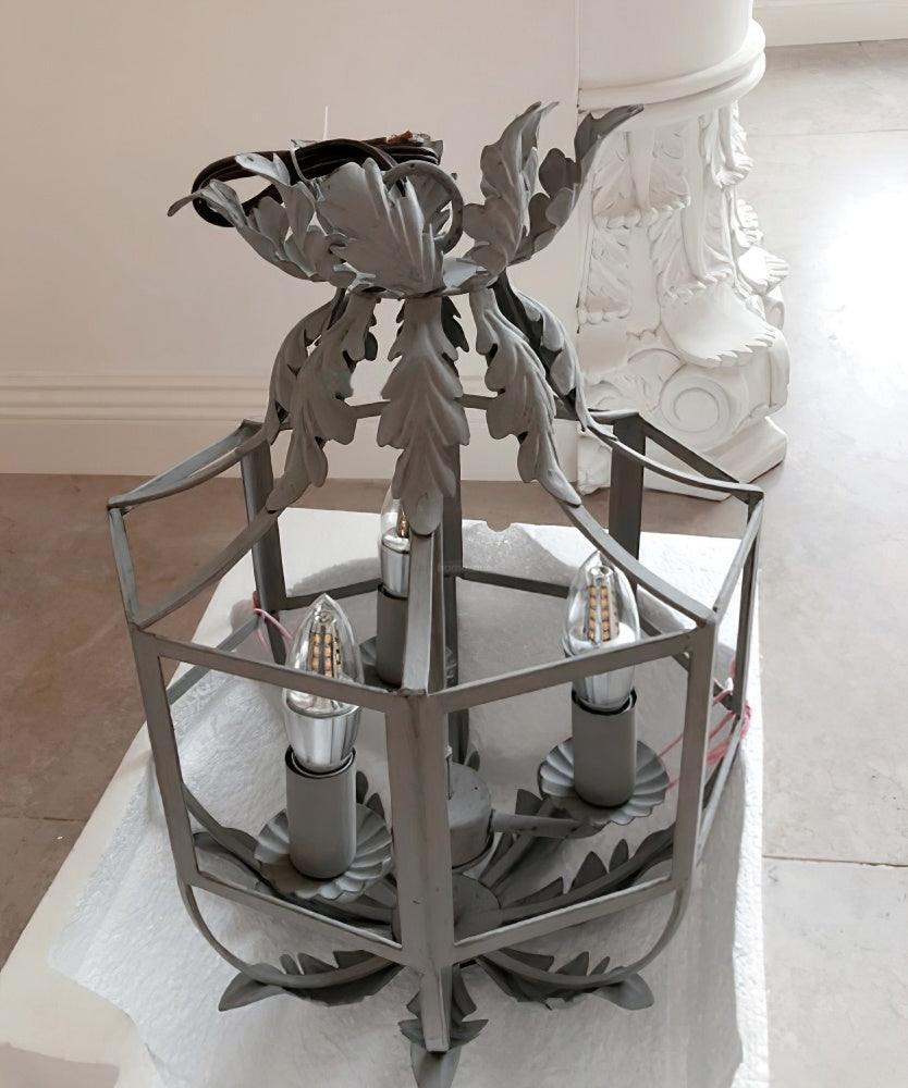 Lustre Retro Cage Chandelier Φ 11″-Sylvia Space