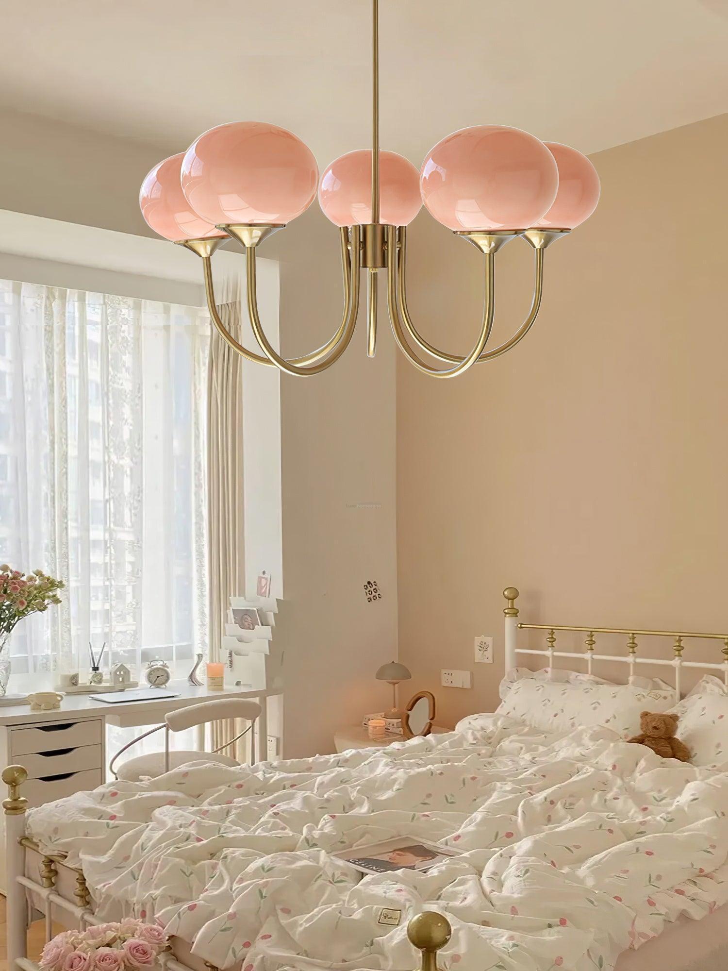 Marshmallow Chandelier 18''  26''-Sylvia Space