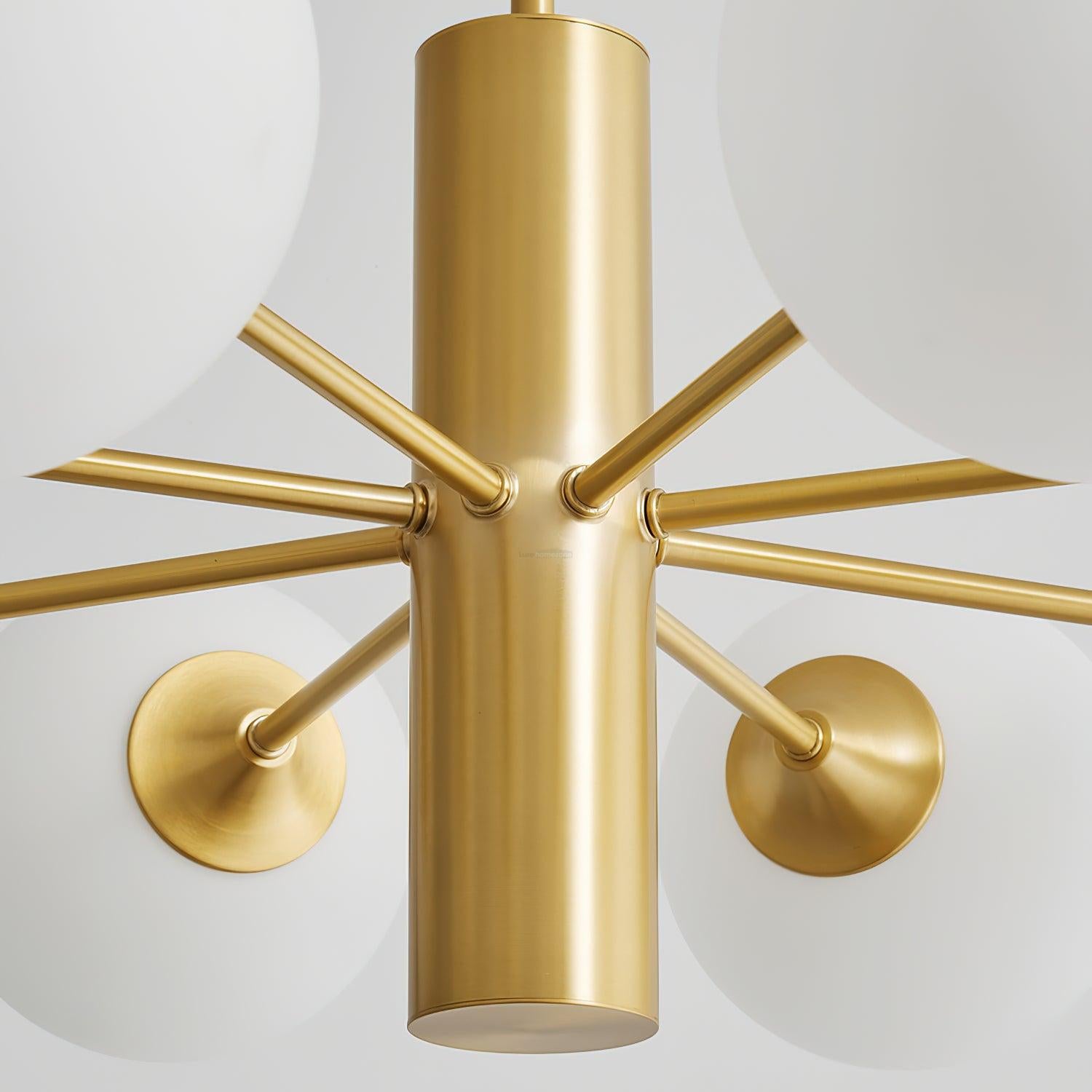 Stella Brass Chandelier with 3/6/8 heads
