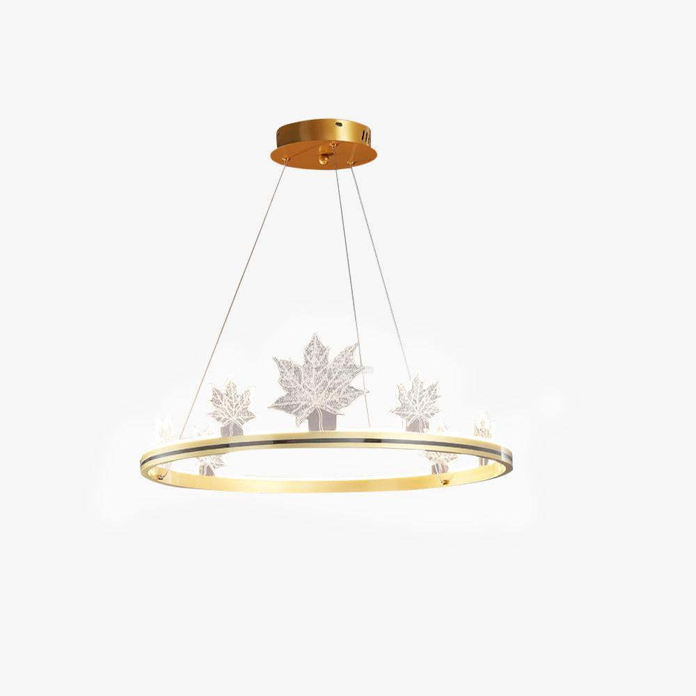 Ion Leaf Ring Chandelier-Sylvia Space