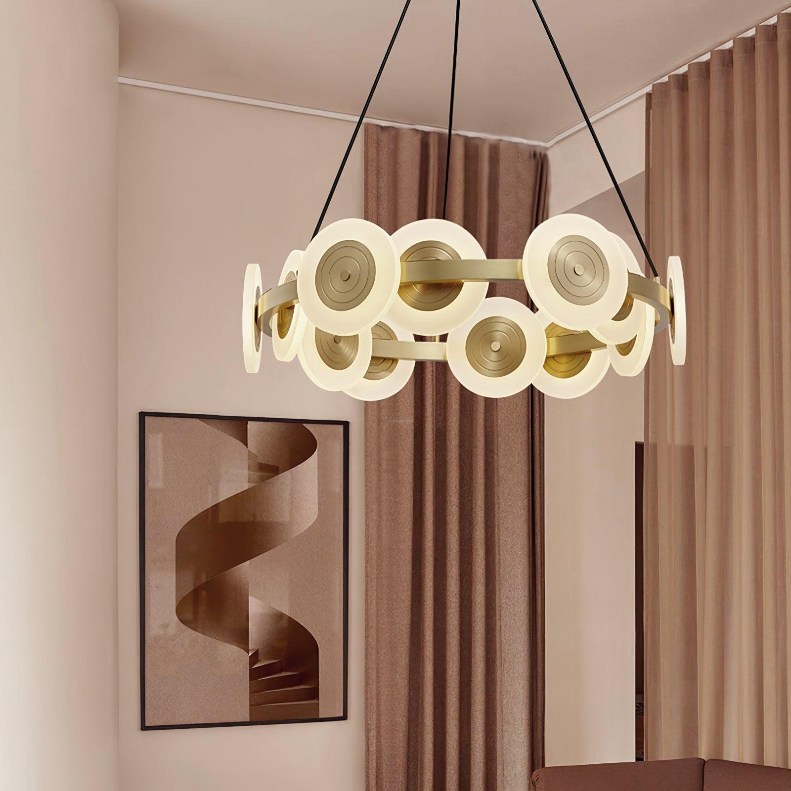 Samiya Nordic Chandelier ∅ 36.2″-Sylvia Space