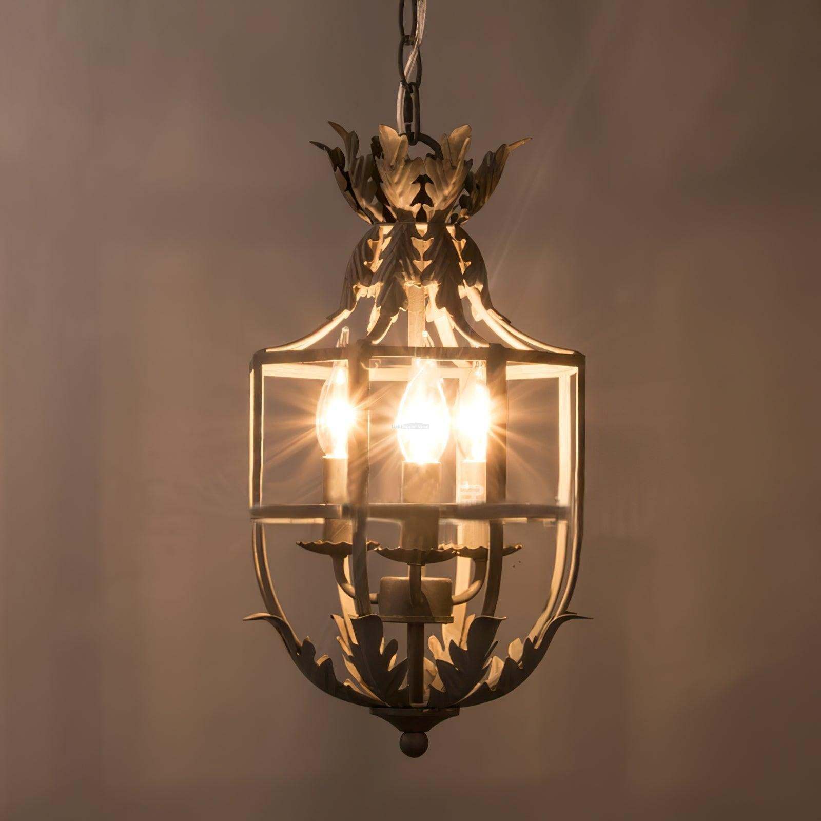 Lustre Retro Cage Chandelier Φ 11″-Sylvia Space