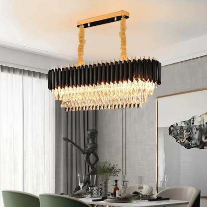 Verano Crystal Dining Room Chandelier-Sylvia Space