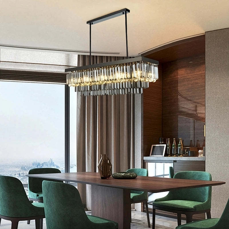 Meridien Crystal Dining Room Chandelier-Sylvia Space