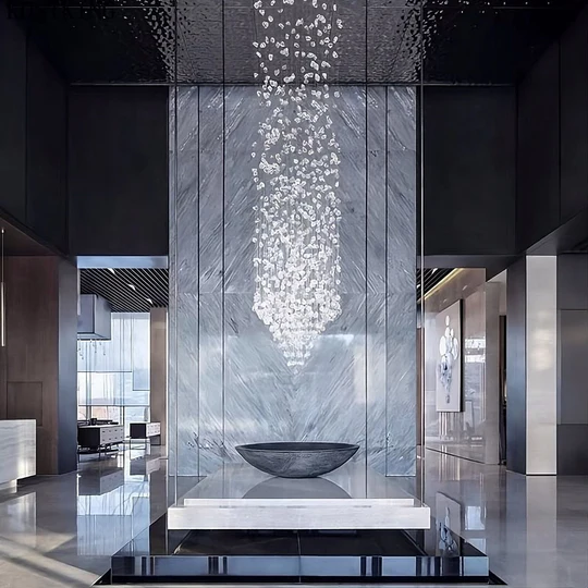 Stone Pendant Chandelier