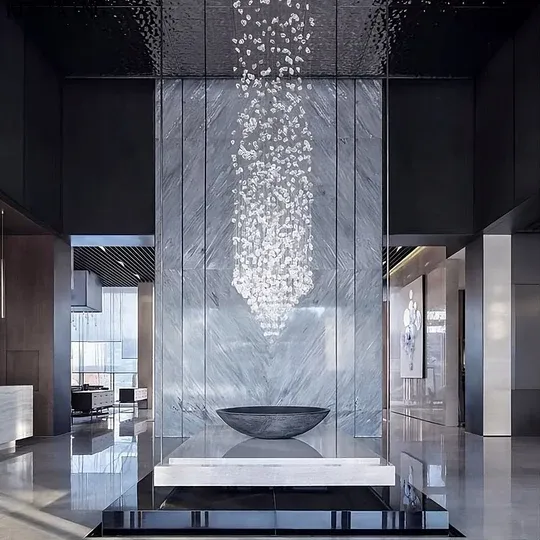 Stone Pendant Chandelier