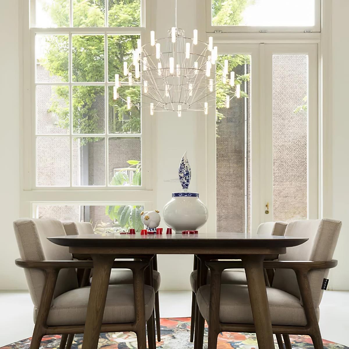 Sky Ballet Chandelier ∅ 33.5″ ~∅ 39.8″-Sylvia Space