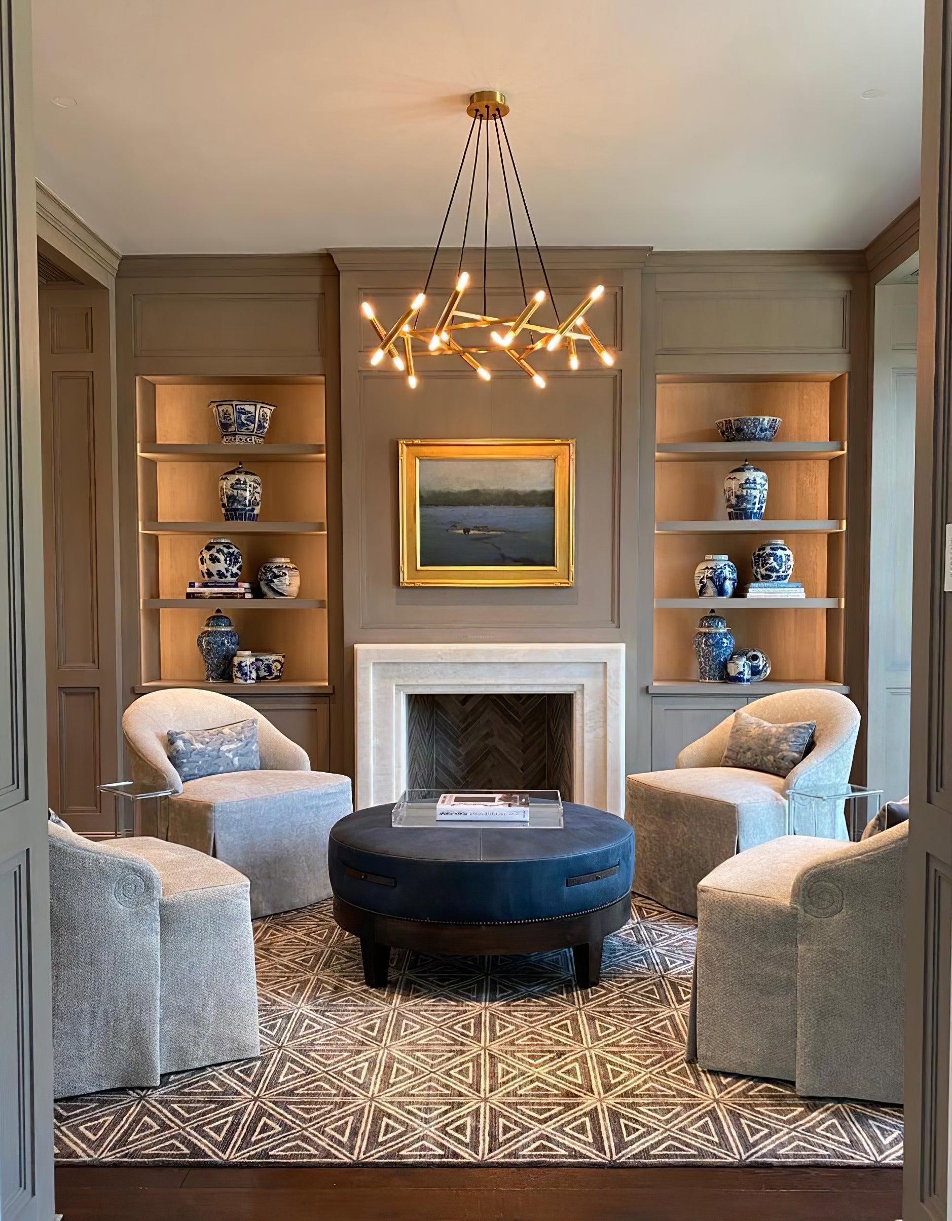 Le Diamant Chandelier with 20 heads-Sylvia Space