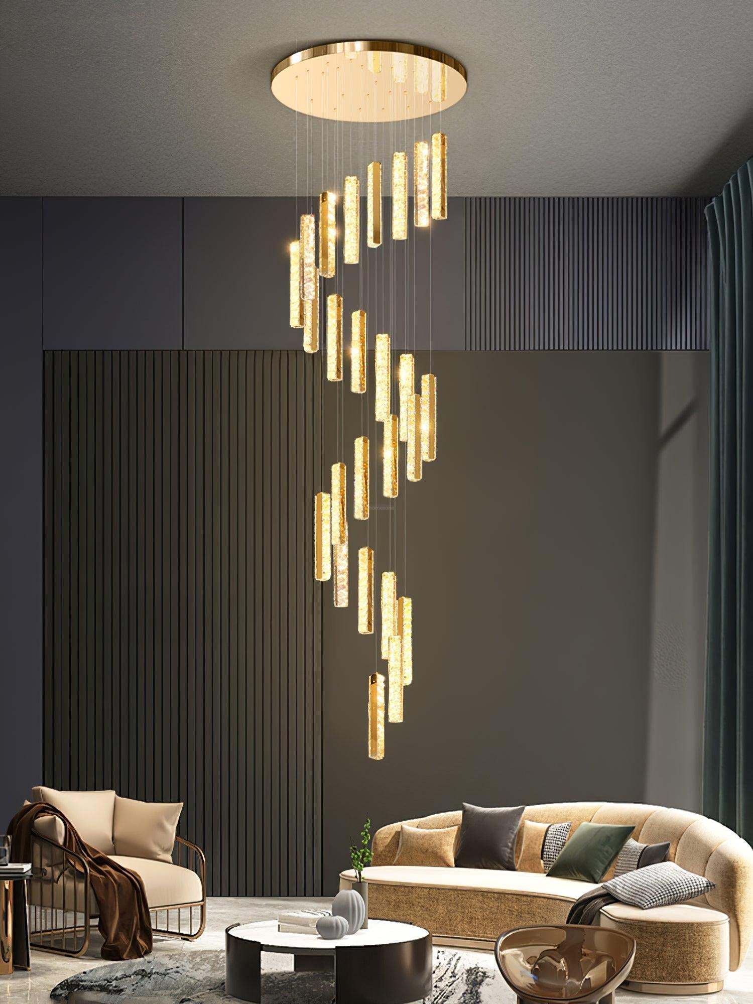 Villa Forci Chandelier with 12/15/18/21/24 heads-Sylvia Space