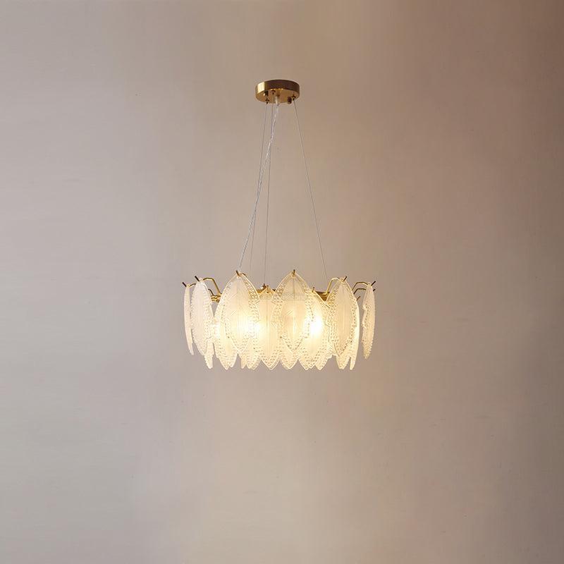 Maple Leaf Type Glass Chandelier-Sylvia Space