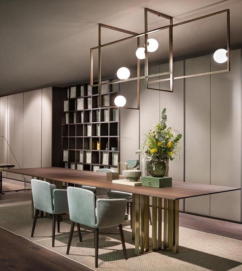 Mondrian Glass Ceiling Light L 47.2″-Sylvia Space