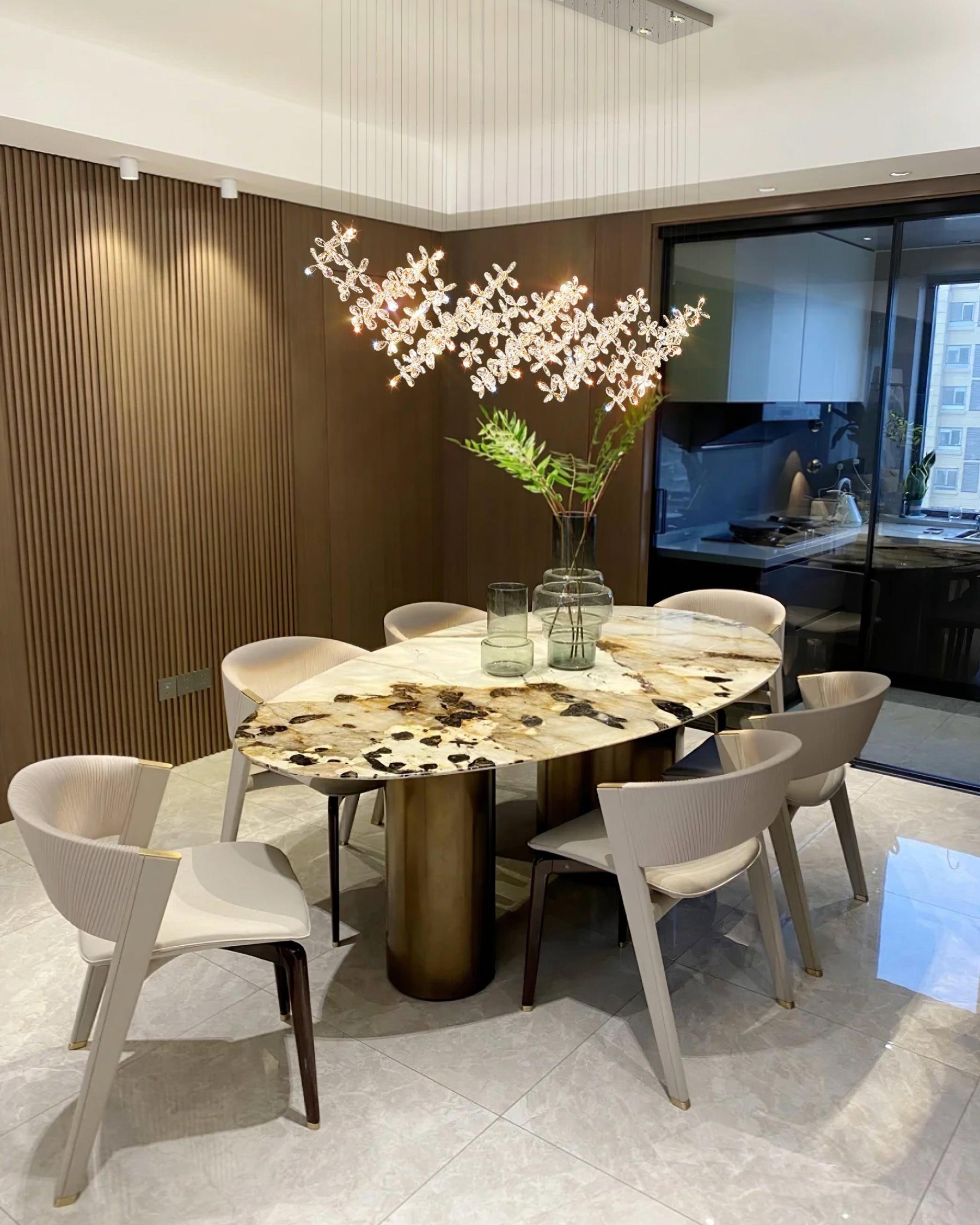 Floating Butterfly Chandelier L 47.2″-Sylvia Space