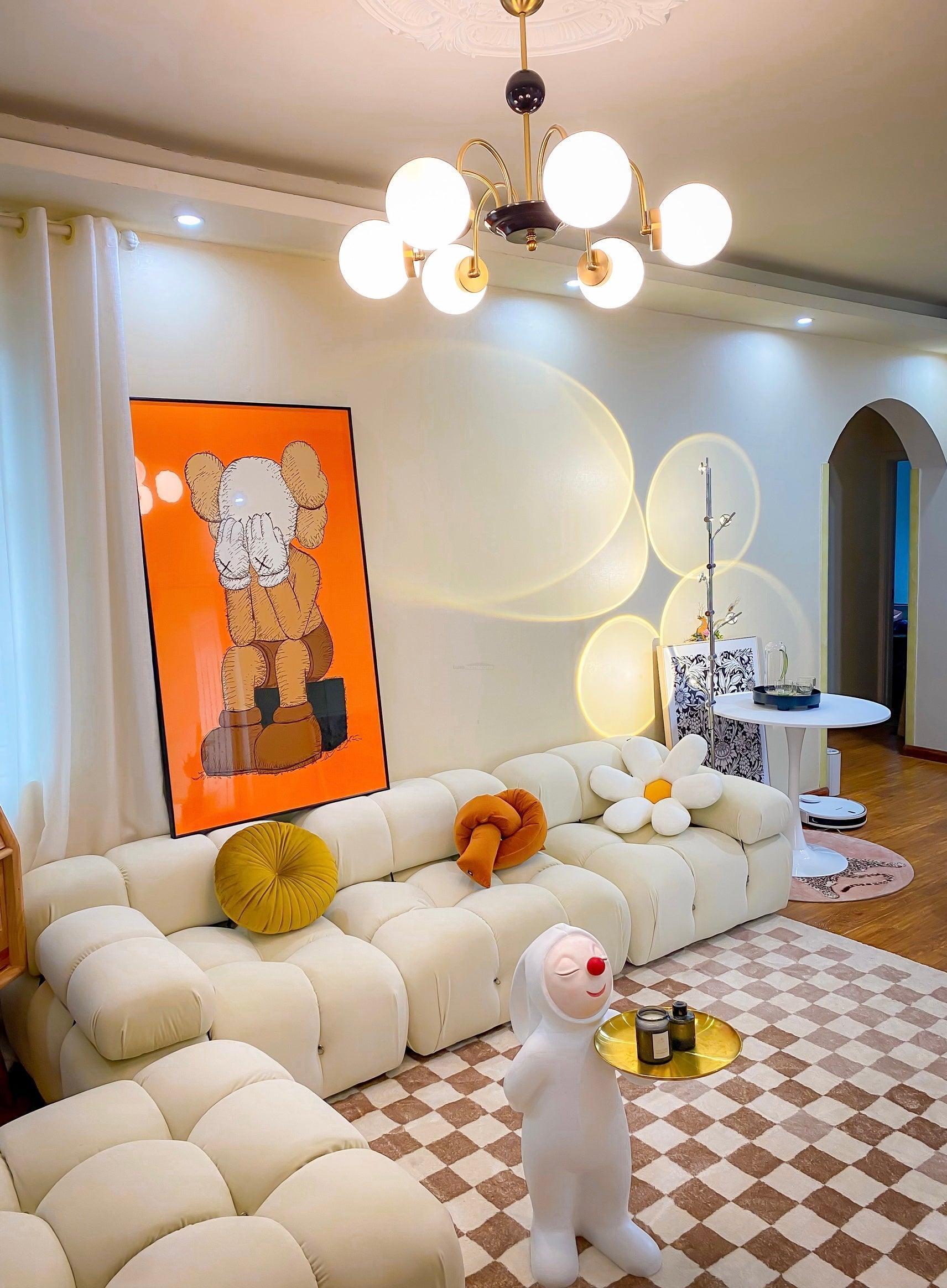 Yisu Chandelier with 3/4/5/6/8 heads-Sylvia Space