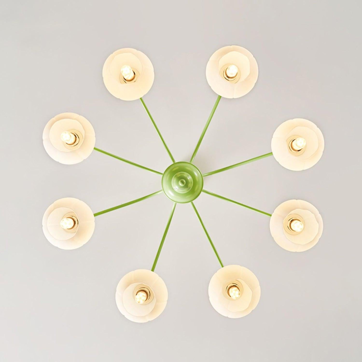 Lomance Lily Chandelier with 4/6/8 heads-Sylvia Space