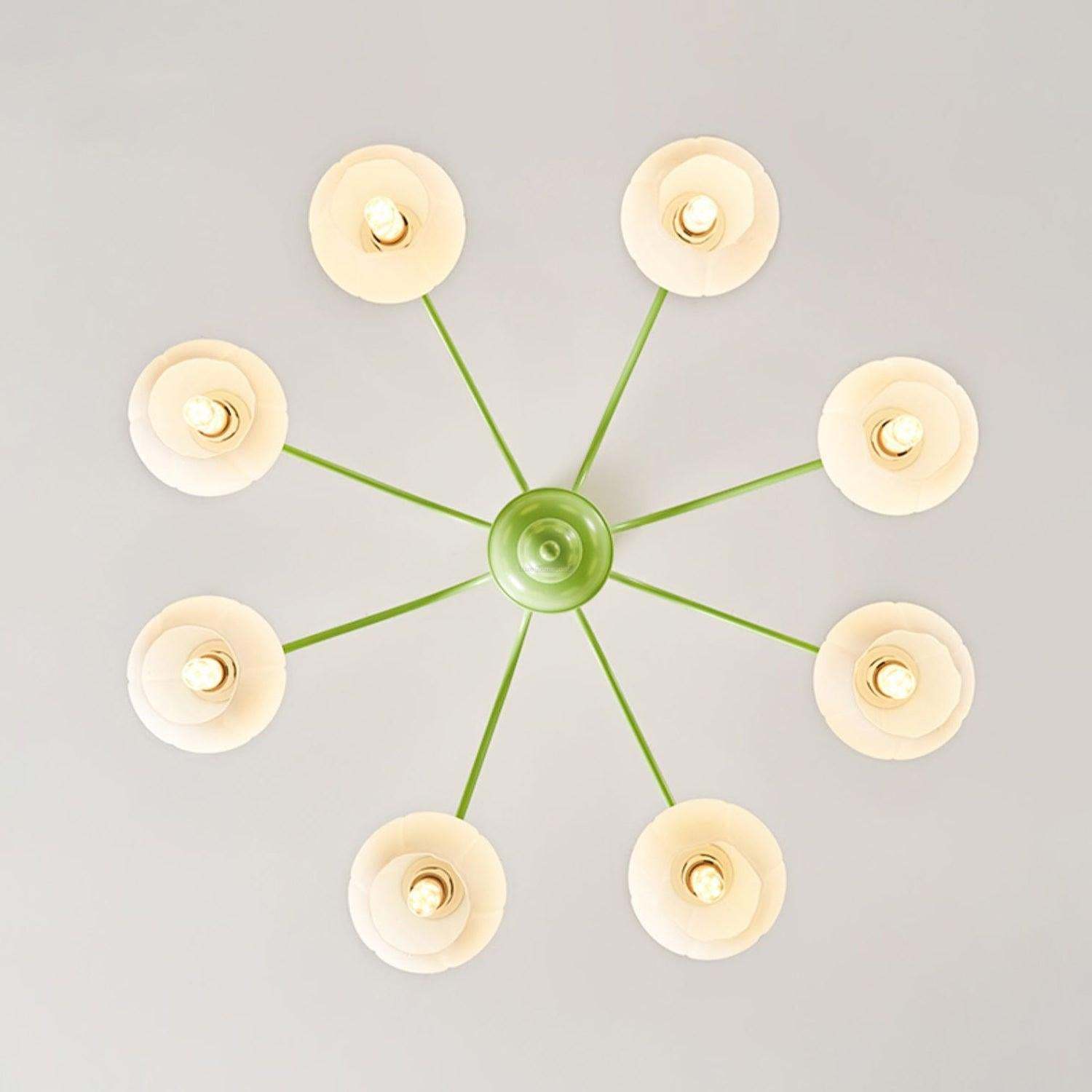 Lomance Lily Chandelier with 4/6/8 heads-Sylvia Space